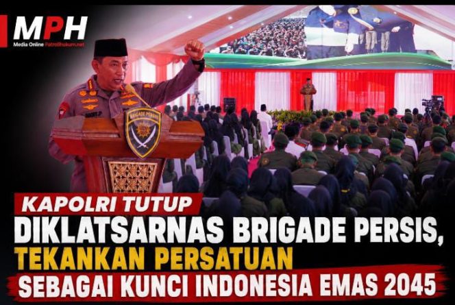 
Kapolri Tutup Diklatsarnas Brigade Persis, Tekankan Persatuan sebagai Kunci Indonesia Emas 2045