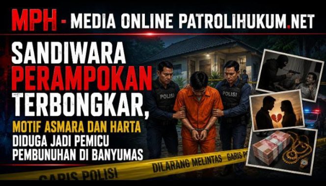 
Sandiwara Perampokan Terbongkar, Motif Asmara dan Harta Diduga Jadi Pemicu Pembunuhan di Banyumas