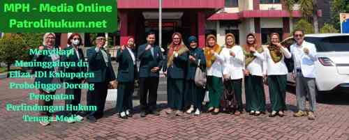 Menyikapi Meninggalnya dr. Eliza, IDI Kabupaten Probolinggo Dorong Penguatan Perlindungan Hukum Tenaga Medis Menyikapi Meninggalnya dr. Eliza, IDI Kabupaten Probolinggo Dorong Penguatan Perlindungan Hukum Tenaga Medis