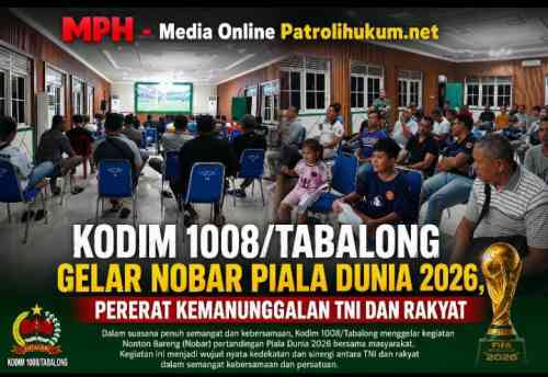 Kodim 1008/Tabalong Gelar Nobar Piala Dunia 2026, Pererat Kemanunggalan TNI dan Rakyat Kodim 1008/Tabalong Gelar Nobar Piala Dunia 2026, Pererat Kemanunggalan TNI dan Rakyat