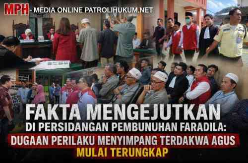 Fakta Mengejutkan di Persidangan Pembunuhan Faradila: Dugaan Perilaku Menyimpang Terdakwa Agus Mulai Terungkap Fakta Mengejutkan di Persidangan Pembunuhan Faradila: Dugaan Perilaku Menyimpang Terdakwa Agus Mulai Terungkap