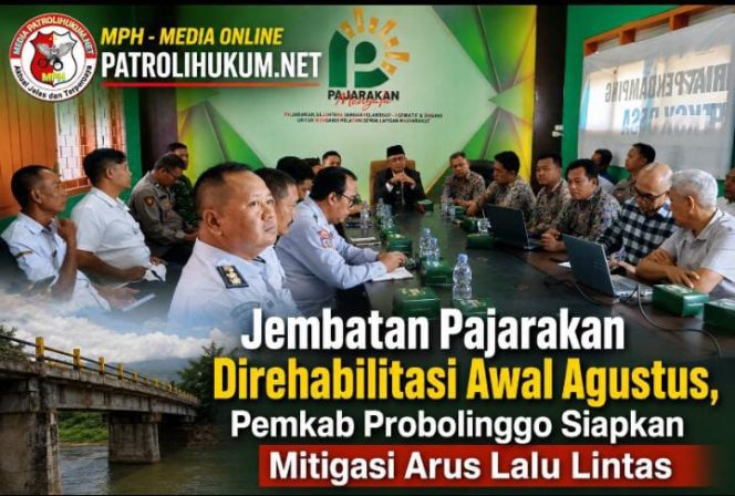 
Jembatan Pajarakan Direhabilitasi Awal Agustus, Pemkab Probolinggo Siapkan Mitigasi Arus Lalu Lintas