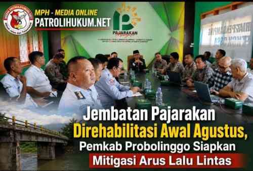 Jembatan Pajarakan Direhabilitasi Awal Agustus, Pemkab Probolinggo Siapkan Mitigasi Arus Lalu Lintas Jembatan Pajarakan Direhabilitasi Awal Agustus, Pemkab Probolinggo Siapkan Mitigasi Arus Lalu Lintas
