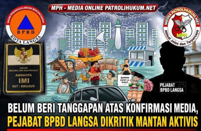 
Belum Beri Tanggapan atas Konfirmasi Media, Pejabat BPBD Langsa Dikritik Mantan Aktivis