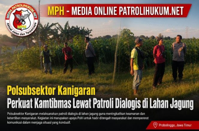 
Polsubsektor Kanigaran Perkuat Kamtibmas Lewat Patroli Dialogis di Lahan Jagung