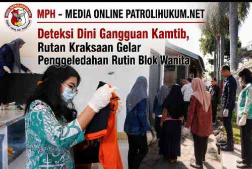 Deteksi Dini Gangguan Kamtib, Rutan Kraksaan Gelar Penggeledahan Rutin Blok Wanita Deteksi Dini Gangguan Kamtib, Rutan Kraksaan Gelar Penggeledahan Rutin Blok Wanita