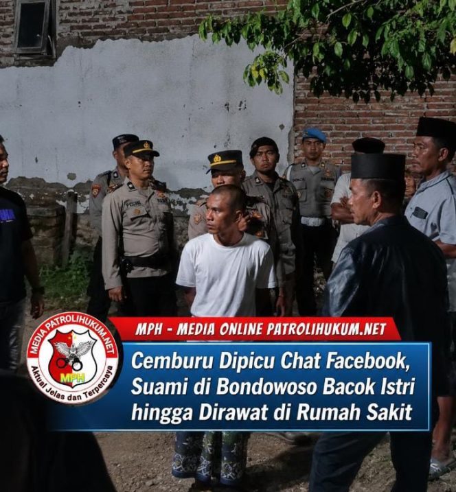 
Cemburu Dipicu Chat Facebook, Suami di Bondowoso Bacok Istri hingga Dirawat di Rumah Sakit