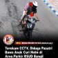 Terekam CCTV, Diduga Pasutri Bawa Anak Curi Helm di Area Parkir RSUD Bangil