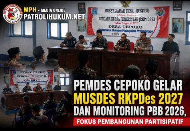 
Pemdes Cepoko Gelar Musdes RKPDes 2027 dan Monitoring PBB 2026, Fokus Pembangunan Partisipatif