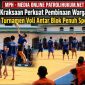 Rutan Kraksaan Perkuat Pembinaan Warga Binaan Lewat Turnamen Voli Antar Blok Penuh Sportivitas