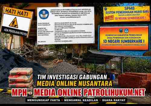 Ketua P2SP Diklaim Tak Dilibatkan, Proyek Revitalisasi SDN Sumberkare I Jadi Sorotan Ketua P2SP Diklaim Tak Dilibatkan, Proyek Revitalisasi SDN Sumberkare I Jadi Sorotan