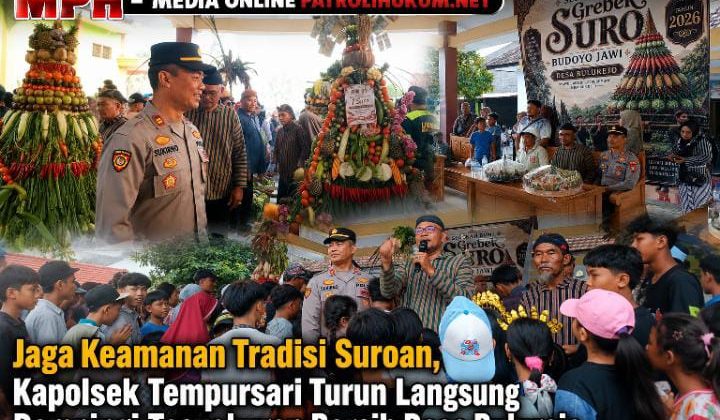 Jaga Keamanan Tradisi Suroan, Kapolsek Tempursari Turun Langsung Dampingi Tasyakuran Bersih Desa Bulurejo