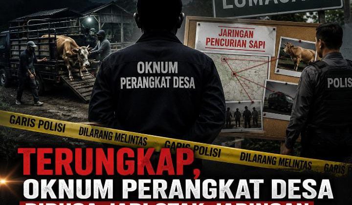 Terungkap, Oknum Perangkat Desa Diduga Jadi Otak Jaringan Pencurian Sapi di Lumajang