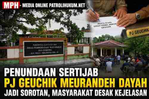 Penundaan Sertijab Pj Geuchik Meurandeh Dayah Jadi Sorotan, Masyarakat Desak Kejelasan Penundaan Sertijab Pj Geuchik Meurandeh Dayah Jadi Sorotan, Masyarakat Desak Kejelasan