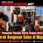 Tragis, Pemotor Honda Vario Tewas Usai Menabrak Bangunan Salon di Mojokerto