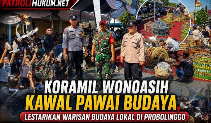 Koramil Wonoasih Kawal Pawai Budaya, Lestarikan Warisan Budaya Lokal di Probolinggo