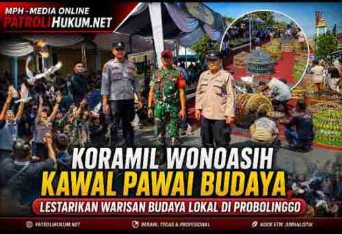 Koramil Wonoasih Kawal Pawai Budaya, Lestarikan Warisan Budaya Lokal di Probolinggo Koramil Wonoasih Kawal Pawai Budaya, Lestarikan Warisan Budaya Lokal di Probolinggo