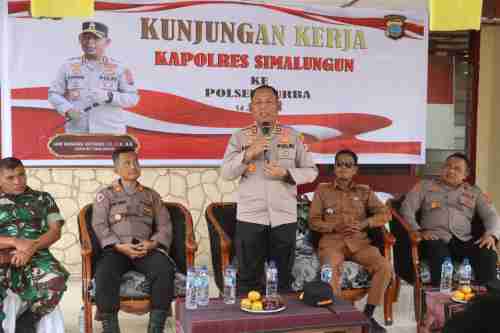 Kunker Maraton Sehari, Kapolres Simalungun Sambangi Tiga Polsek Tegaskan Soliditas TNI-Polri-Pemerintah Kunker Maraton Sehari, Kapolres Simalungun Sambangi Tiga Polsek Tegaskan Soliditas TNI-Polri-Pemerintah