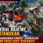 Material Baja WF Didatangkan, Pembangunan Empat Jembatan Kodim 1002/HST Dikebut