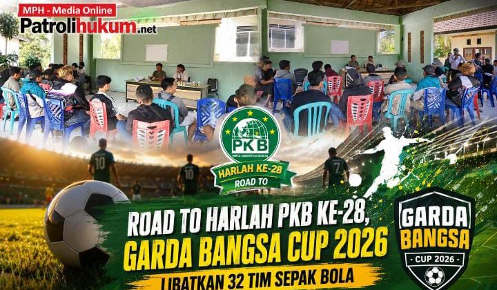 Road to Harlah PKB ke-28, Garda Bangsa Cup 2026 Libatkan 32 Tim Sepak Bola