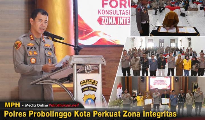 Polres Probolinggo Kota Perkuat Zona Integritas Lewat Forum Konsultasi Publik WBK-WBBM