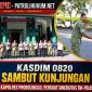 Kasdim 0820 Sambut Kunjungan Kapolres Probolinggo, Perkuat Sinergitas TNI-Polri