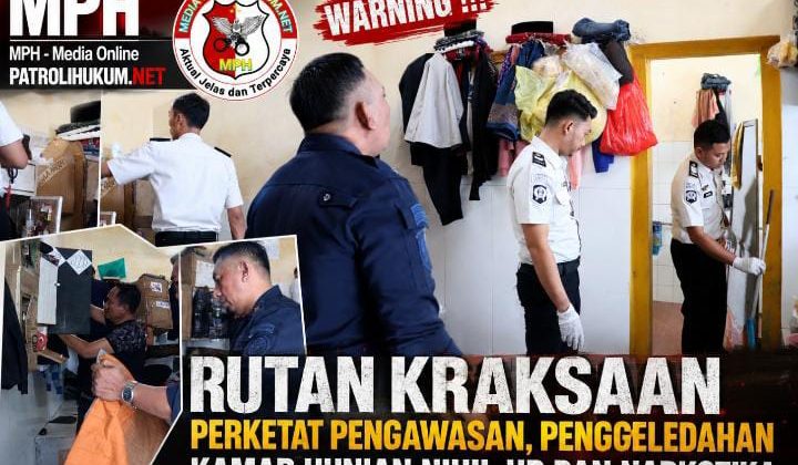 Rutan Kraksaan Perketat Pengawasan, Penggeledahan Kamar Hunian Nihil HP dan Narkotika