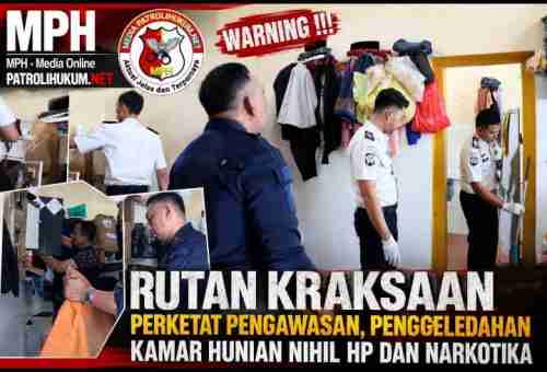 Rutan Kraksaan Perketat Pengawasan, Penggeledahan Kamar Hunian Nihil HP dan Narkotika Rutan Kraksaan Perketat Pengawasan, Penggeledahan Kamar Hunian Nihil HP dan Narkotika