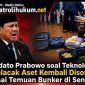Pidato Prabowo soal Teknologi Pelacak Aset Kembali Disorot Usai Temuan Bunker di Sentul