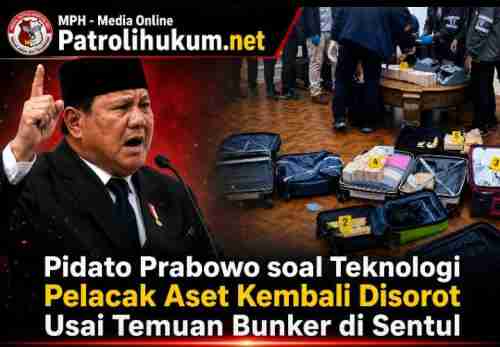 Pidato Prabowo soal Teknologi Pelacak Aset Kembali Disorot Usai Temuan Bunker di Sentul