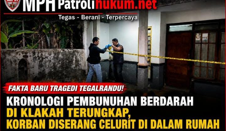 Kronologi Pembunuhan Berdarah di Klakah Terungkap, Korban Diserang Celurit di Dalam Rumah