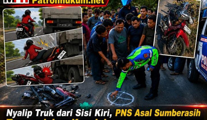 Nyalip Truk dari Sisi Kiri, PNS Asal Sumberasih Tewas dalam Kecelakaan di Kota Probolinggo