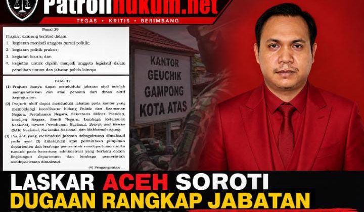LASKAR Aceh Soroti Dugaan Rangkap Jabatan di Gampong Kota Atas, Minta Evaluasi Segera