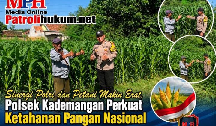 Sinergi Polri dan Petani Makin Erat, Polsek Kademangan Perkuat Ketahanan Pangan Nasional