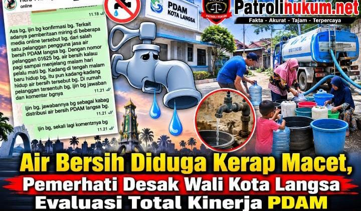 Air Bersih Diduga Kerap Macet, Pemerhati Desak Wali Kota Langsa Evaluasi Total Kinerja PDAM