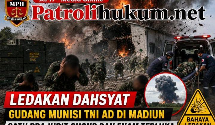 Ledakan Dahsyat Gudang Munisi TNI AD di Madiun, Satu Prajurit Gugur dan Enam Terluka