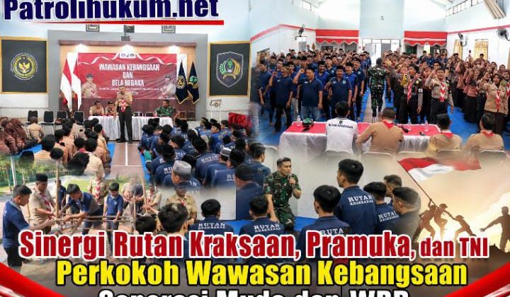 Sinergi Rutan Kraksaan, Pramuka, dan TNI Perkokoh Wawasan Kebangsaan Generasi Muda dan WBP
