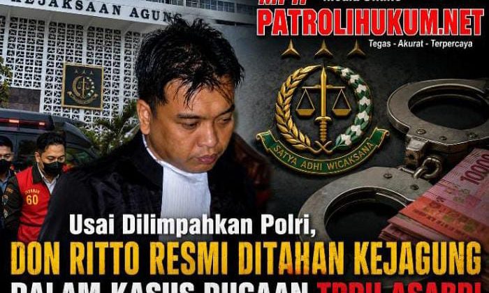 Usai Dilimpahkan Polri, Don Ritto Resmi Ditahan Kejagung dalam Kasus Dugaan TPPU Asabri