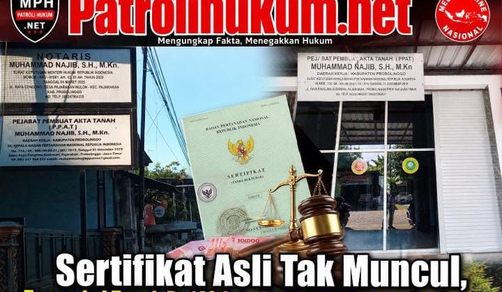 Wouuu! Sertifikat Asli Tak Muncul, Transaksi Tanah Rp140 Juta Berujung Dugaan Penipuan di Probolinggo