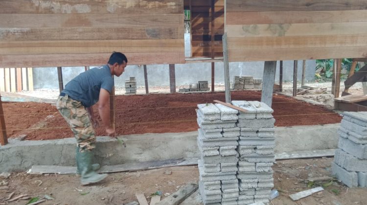 Rumah nyaris roboh milik Syahmidan kini kokoh berkat TMMD Kodim 1002/HST