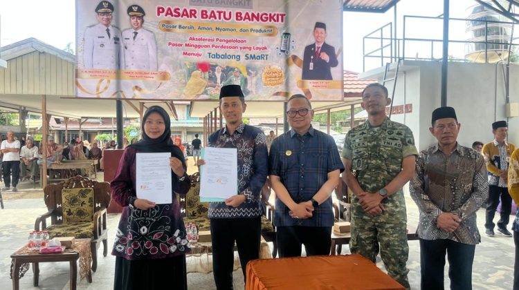 Perkuat Ekonomi Desa, Dandim 1008/Tabalong Dukung Pengelolaan Pasar Mingguan di Tabalong
