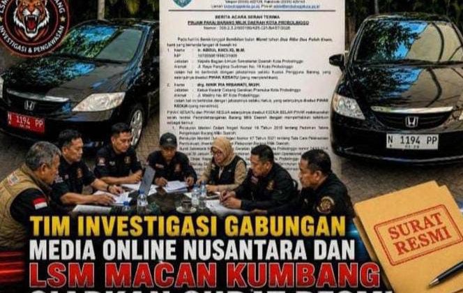 Polemik Honda N 1194 PP Aset Pemkot Probolinggo Berlanjut, Tim Investigasi dan LSM Macan Kumbang Siapkan Surat Resmi