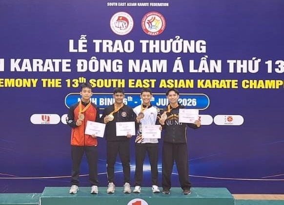 Team INKAI merebut 7 Emas di Kejuaraan Dunia SEAKF Vietnam 2026