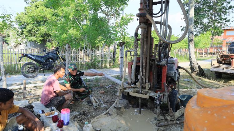 TMMD Ke-129 Bawa Harapan Baru, Sumur Bor Dibangun untuk Warga Bokimaake