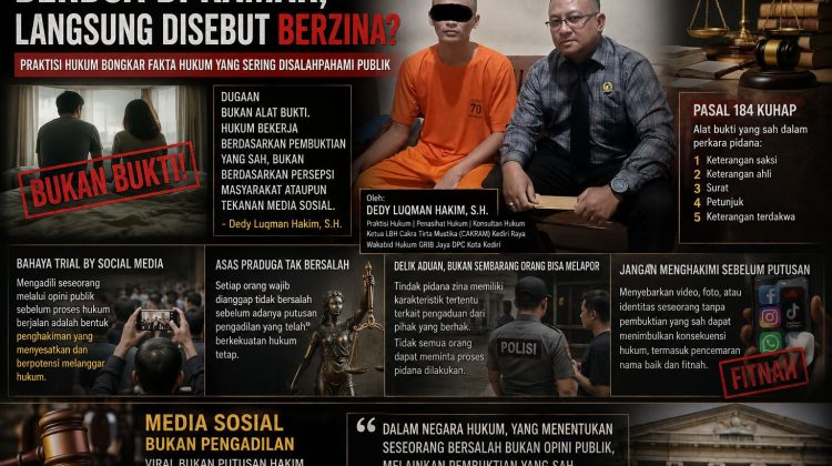 VIRAL! Digerebek Berdua di Kamar Belum Tentu Zina, Praktisi Hukum Bongkar Miskonsepsi yang Selama Ini Dipercaya Publik