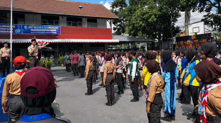 MPLS di SMPN 2 dan SMPN 3 Tulungagung Libatkan BNN, TNI, Polri hingga PAKSI untuk Perkuat Pendidikan Karakter