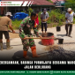 Bangun Kebersamaan, Babinsa Purwajaya Bersama Warga Tambal Jalan Berlubang Bangun Kebersamaan, Babinsa Purwajaya Bersama Warga Tambal Jalan Berlubang