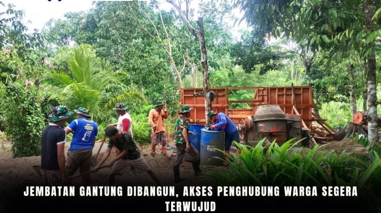 Jembatan Gantung Dibangun, Akses Penghubung Warga Segera Terwujud