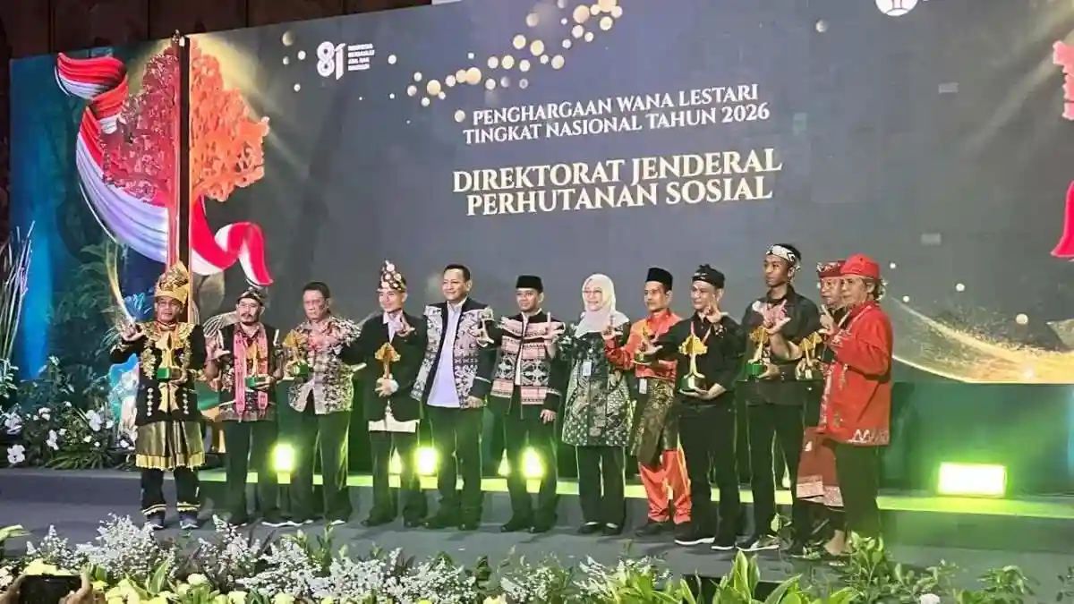 Hutan Adat Larangan Mude Ayek Tebat Benawa Raih Penghargaan Wana Lestari 2026