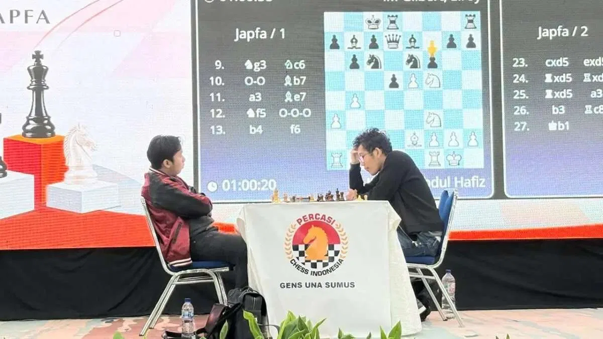 Duta dan Laysa Tumbang di Turnamen Catur Duel Match Japfa Chess Festival 2026